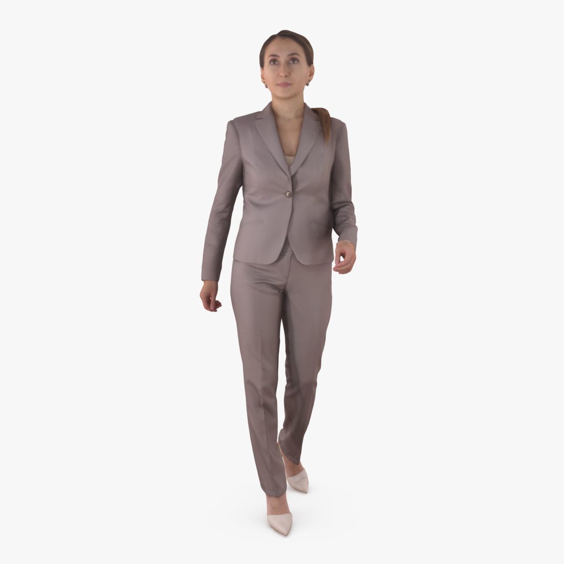 Business Woman Active 3D Model | 3DTree Scanning Studio