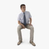 Businessman Waiting 3D Model | 3DTree Scanning Studio