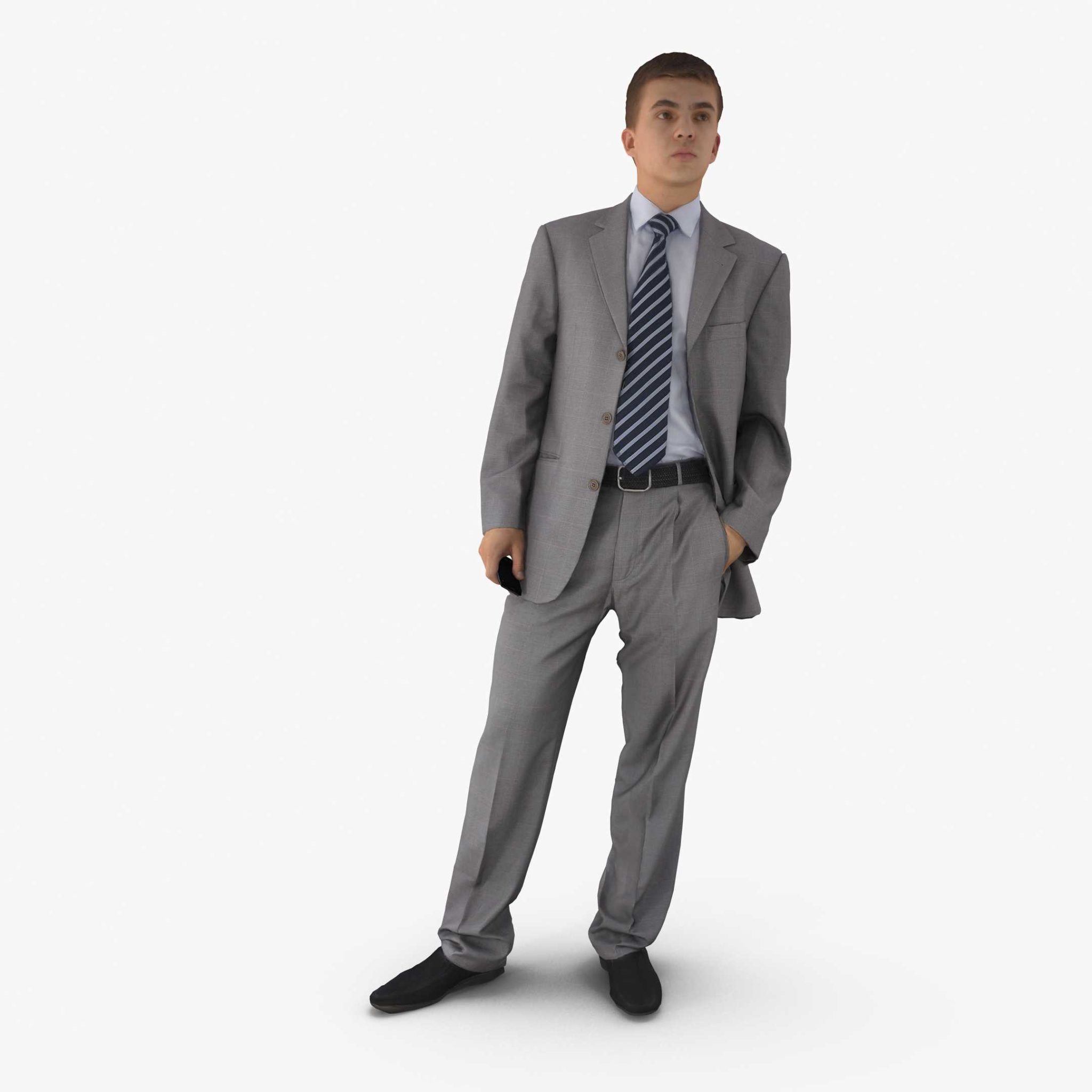 Businessman Watching 3D Model | 3DTree Scanning Studio