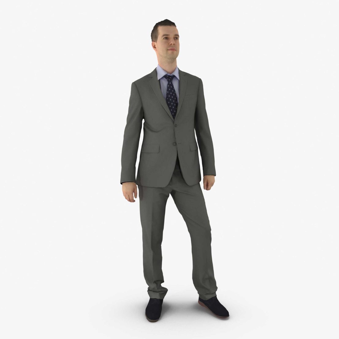 Businessman Standing 3D Model | 3DTree Scanning Studio
