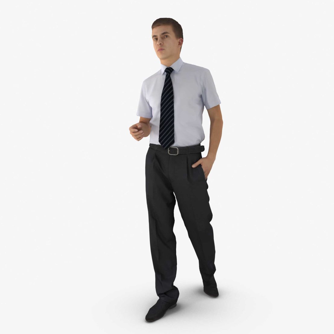 Businessman Walking 3D Model | 3DTree Scanning Studio