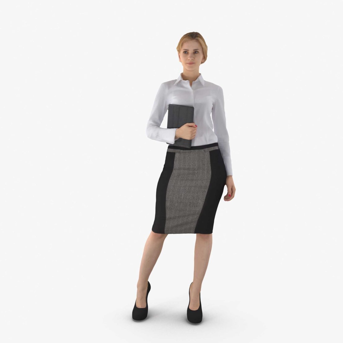 Business Woman Standing 3D Model | 3DTree Scanning Studio