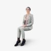 Casual Woman Sitting 3D Model | 3DTree Scanning Studio