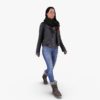 Casual Woman Winter Dress 3D Model | 3DTree Scanning Studio