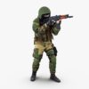 Soldier Aim 3D Model | 3DTree Scanning Studio