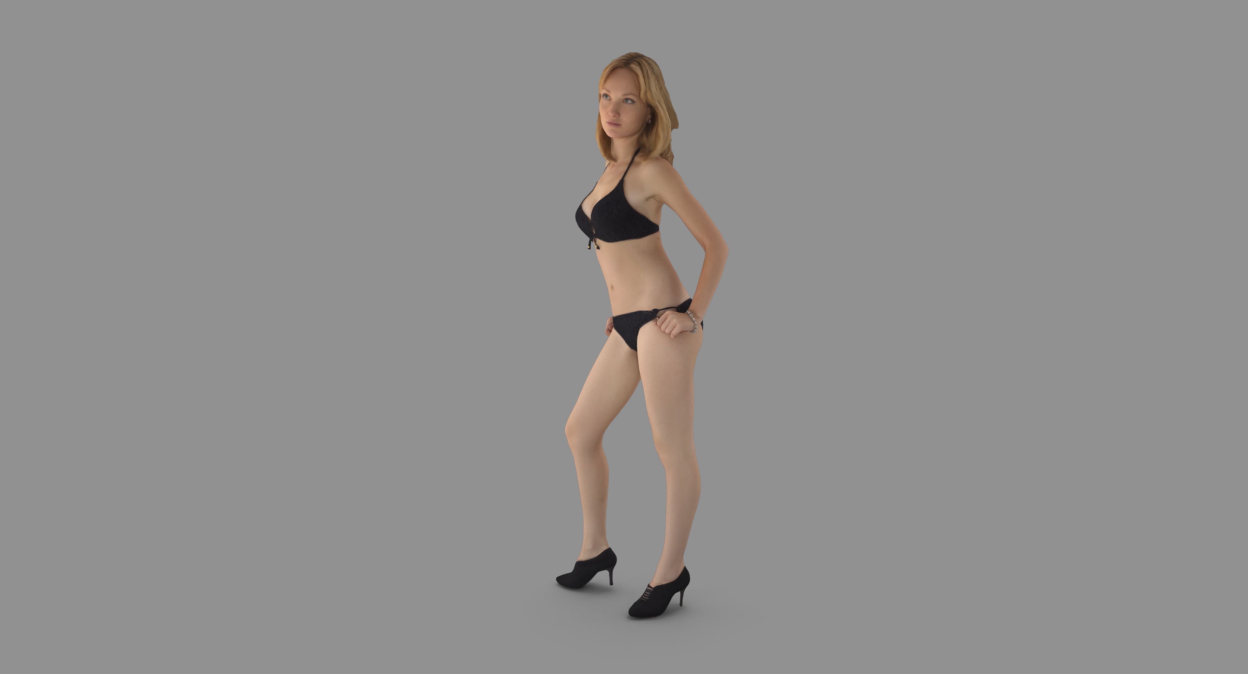 Tilda 0503 Woman in underwear | 3D model