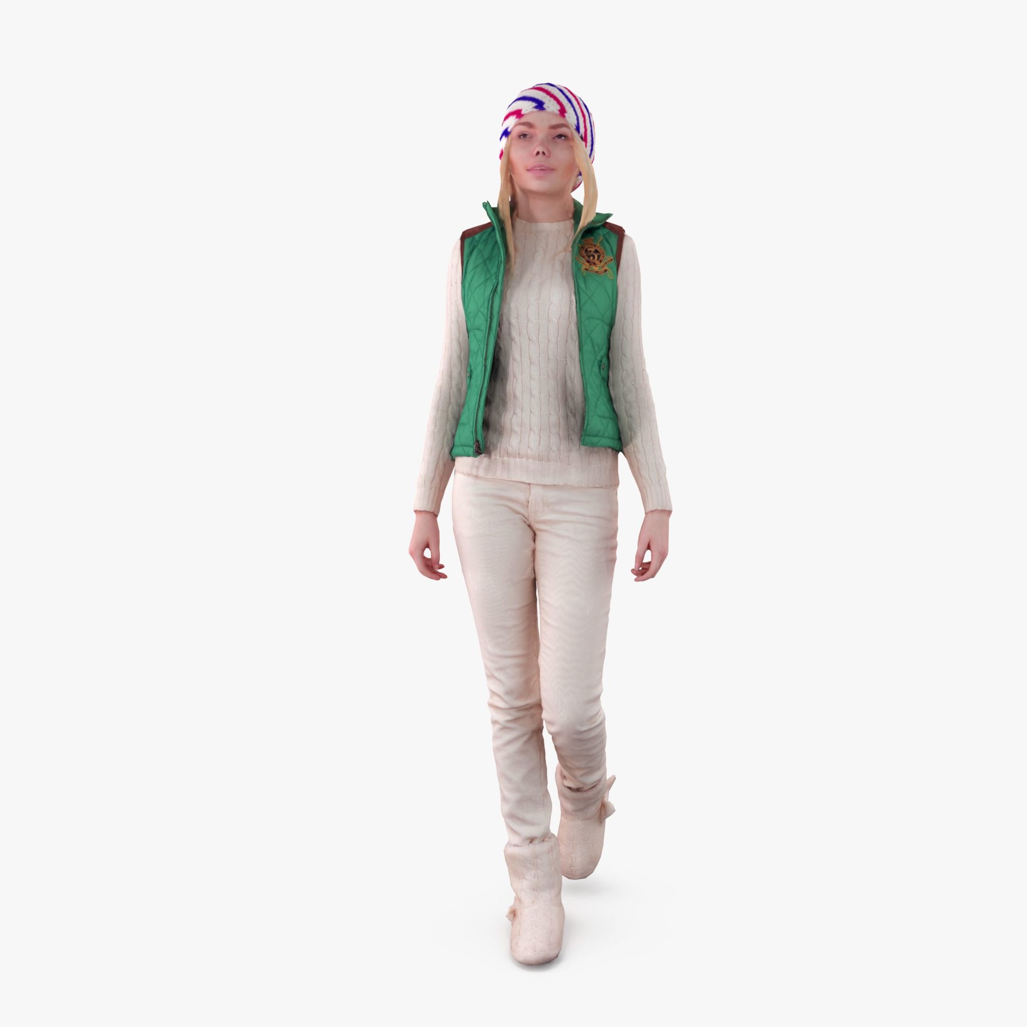 Young City Girl 3D Model | 3DTree Scanning Studio