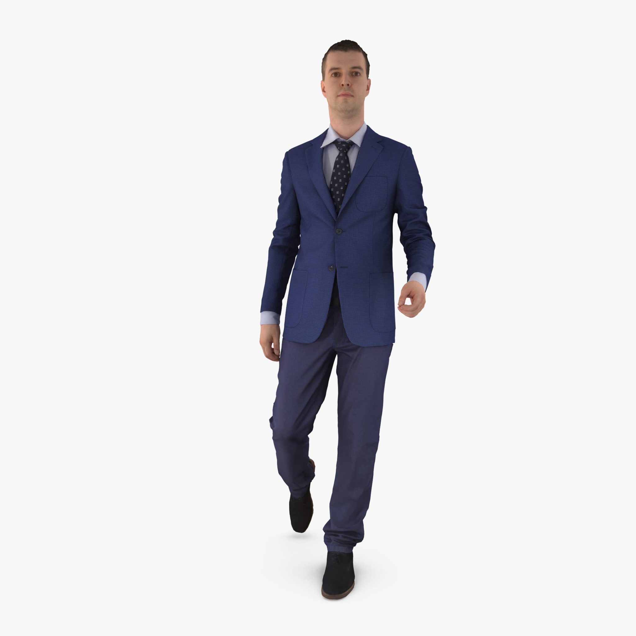 Businessman Walk 3D Model | 3DTree Scanning Studio