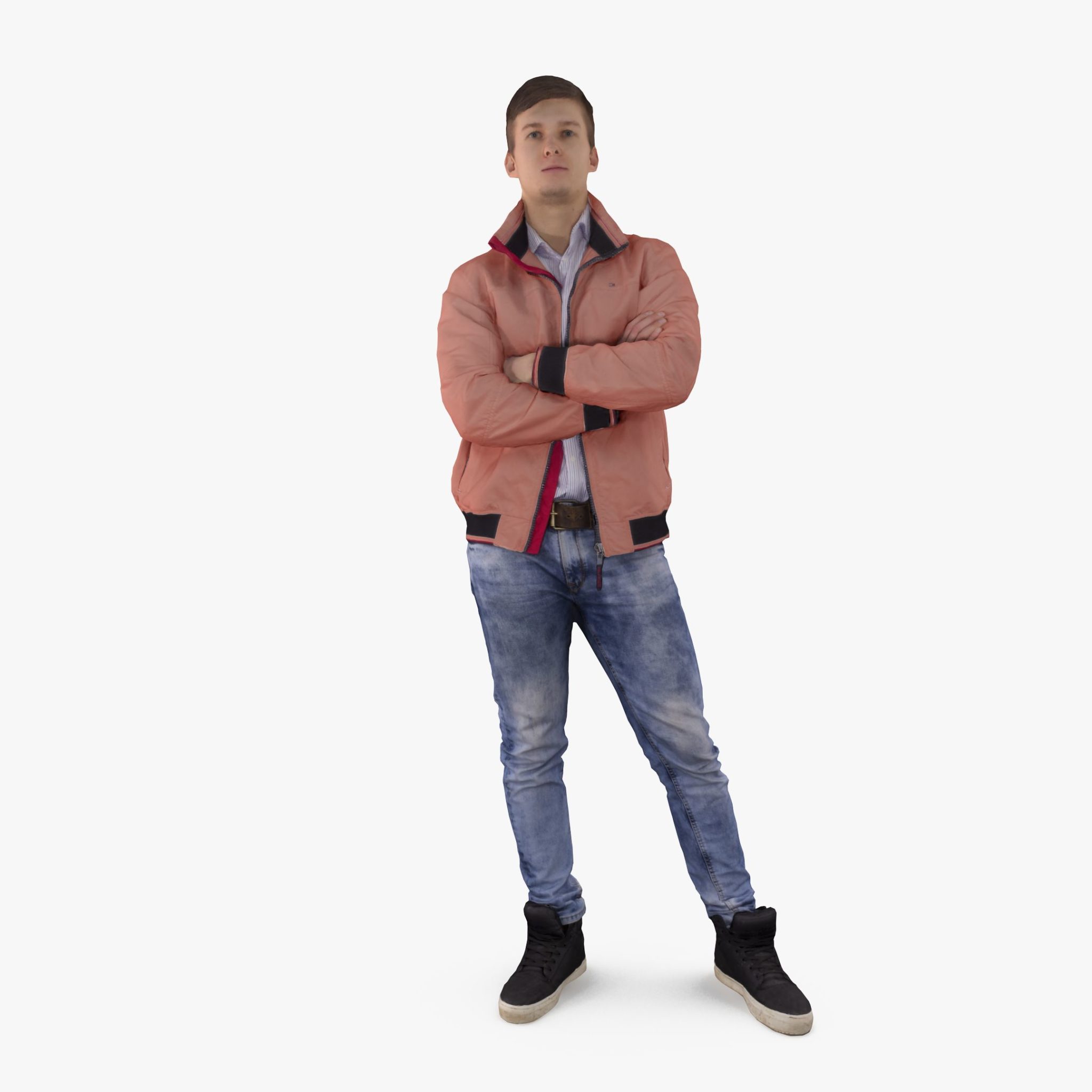 Urban Man in Jacket 3D Model | 3DTree Scanning Studio
