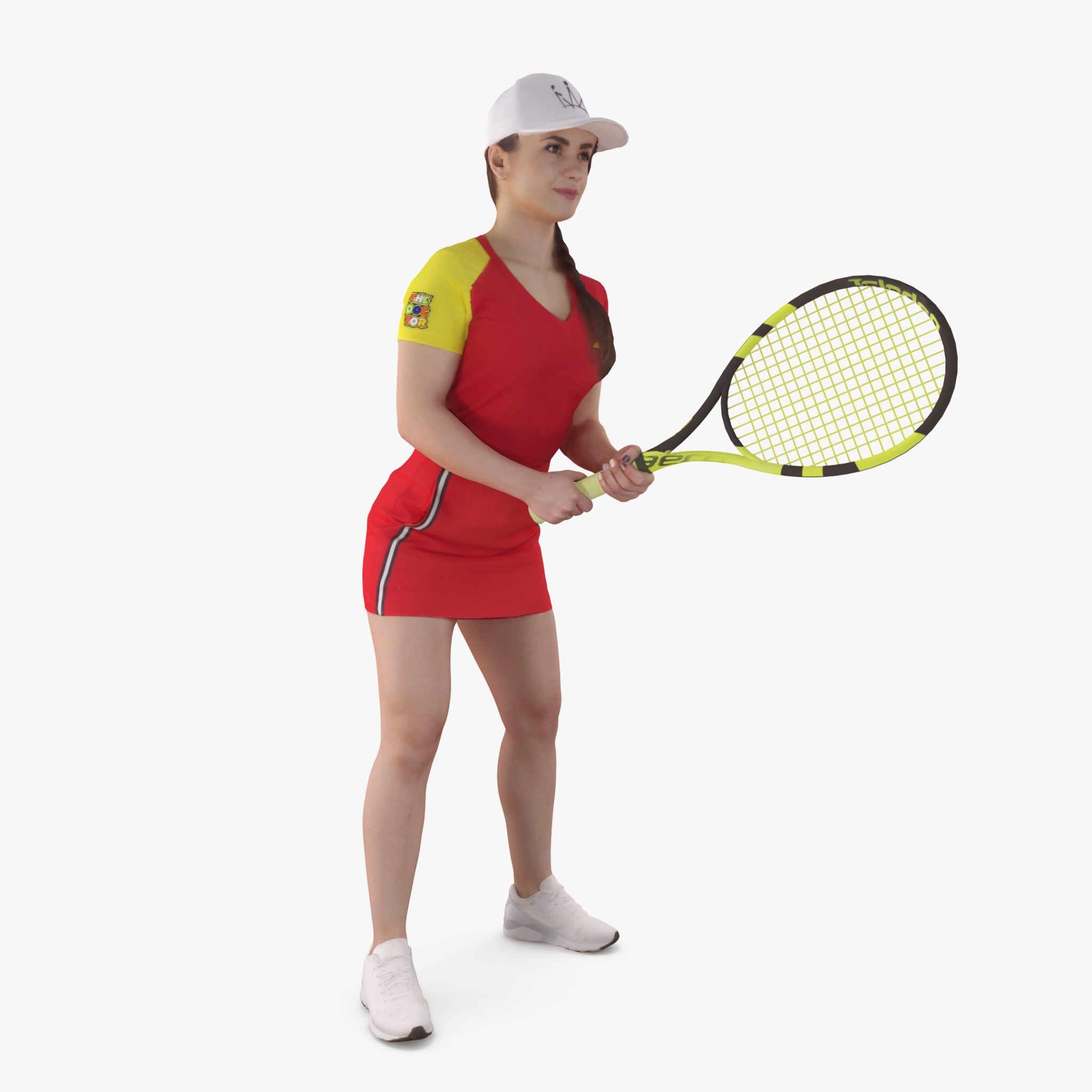 Tennis Girl 3D Model | 3DTree Scanning Studio