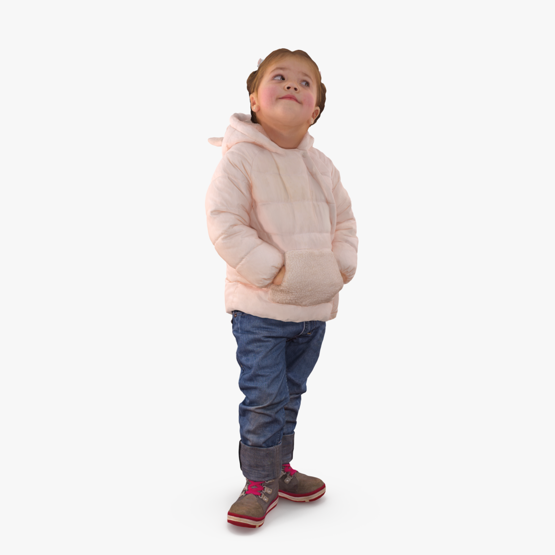 Baby Standing 3D Model | 3DTree Scanning Studio
