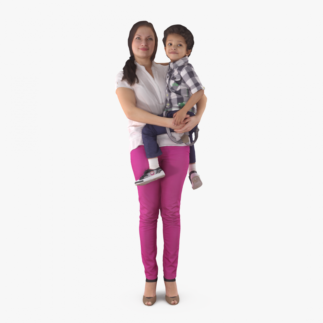 Mother with Child Boy 3D Model | 3DTree Scanning Studio