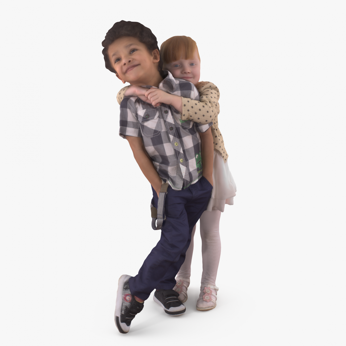 Babies Hugs 3D Model | 3DTree Scanning Studio