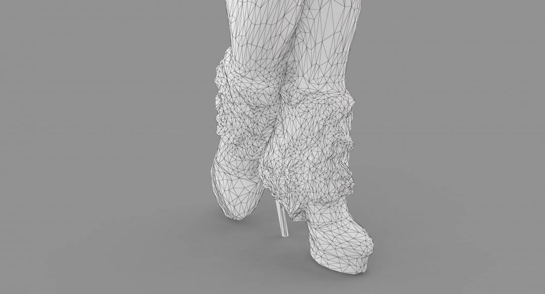Xmas Girl 3D Model | 3DTree Scanning Studio