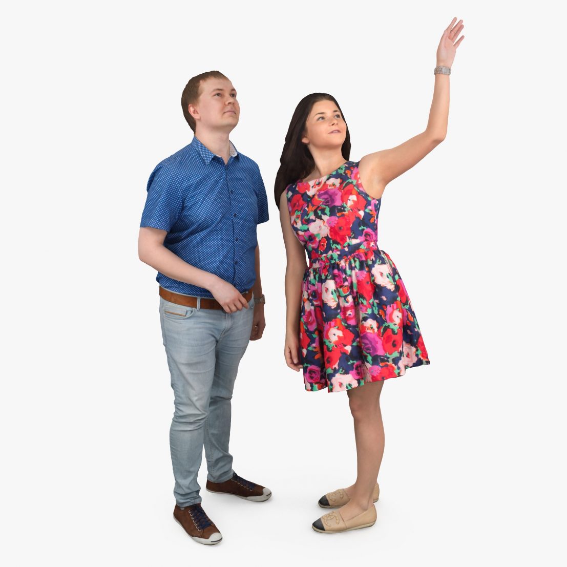 Man and Woman 3D Models | 3DTree Scanning Studio