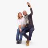 Couple in Love Selfie 3D Model | 3DTree Scanning Studio